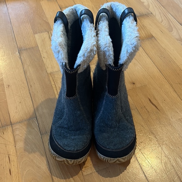 SOREL grey felt boots Womens 8 - Picture 3 of 8